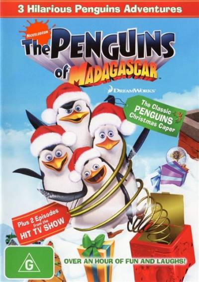 Пингвины из Мадагаскара в рождественских приключениях,
